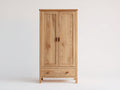 Armoire - bois massif - 96x54x188 cm - chêne naturel - style scandinave